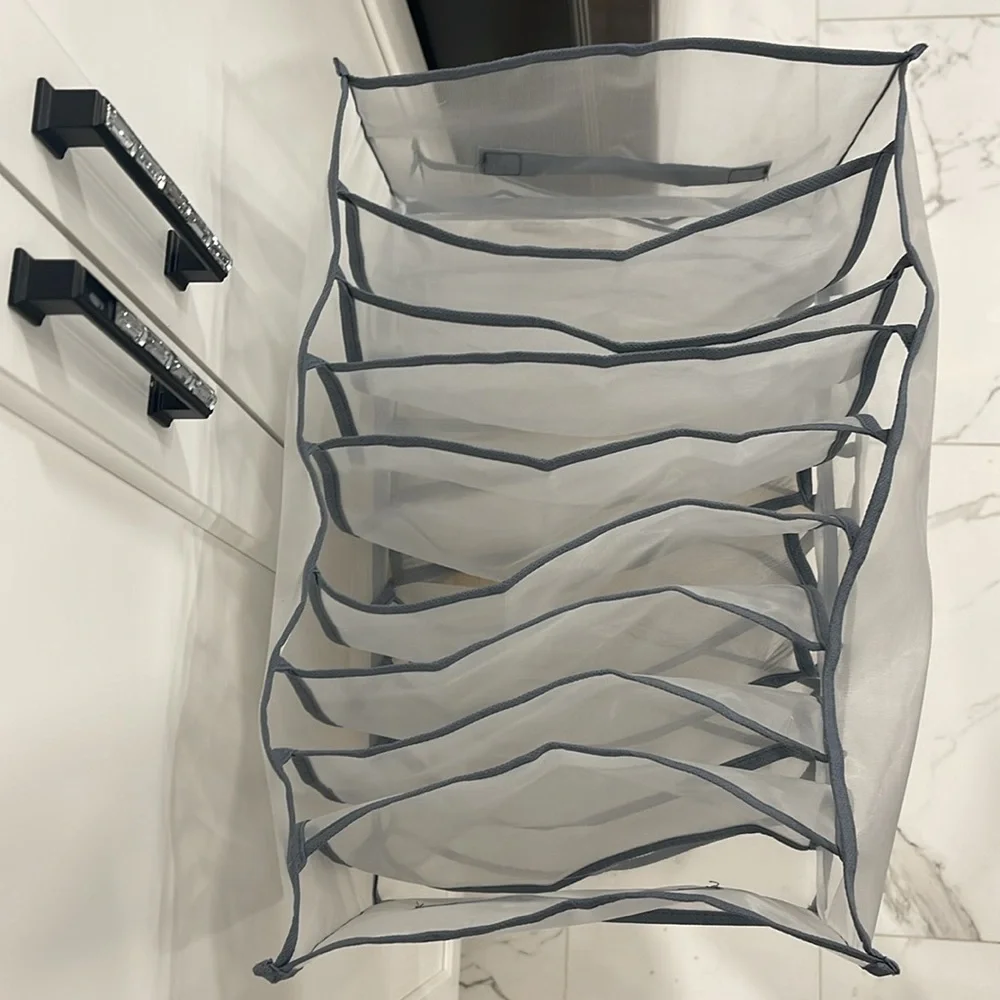 MESH DIVIDERS SET OF 3 FOR DRESSER DRAWERS & CLOTHING ORGANIZATION